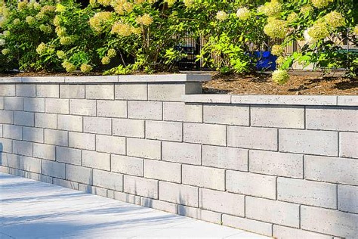Are cinder blocks good for retaining walls?