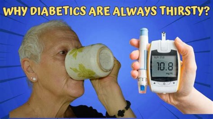 Are diabetics always thirsty?