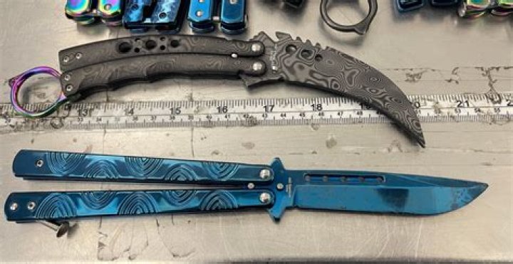 Are Fake butterfly knives illegal?