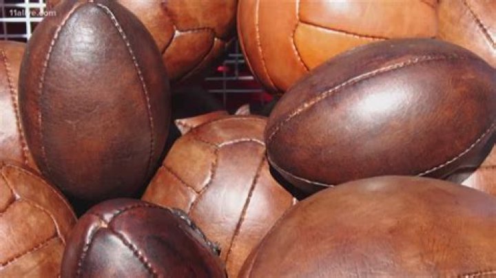 Are footballs really made out of pigskin?