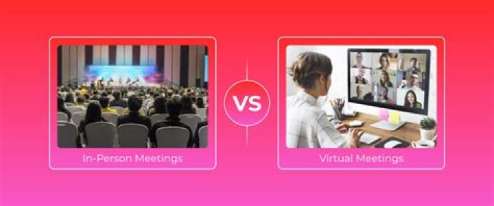 Are in person meetings more effective than virtual?
