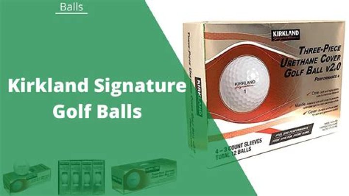 Are Kirkland golf balls any good?