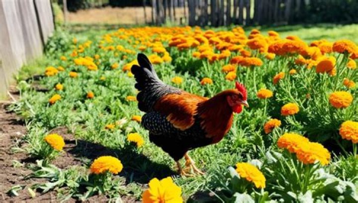 Are marigolds good for chickens?