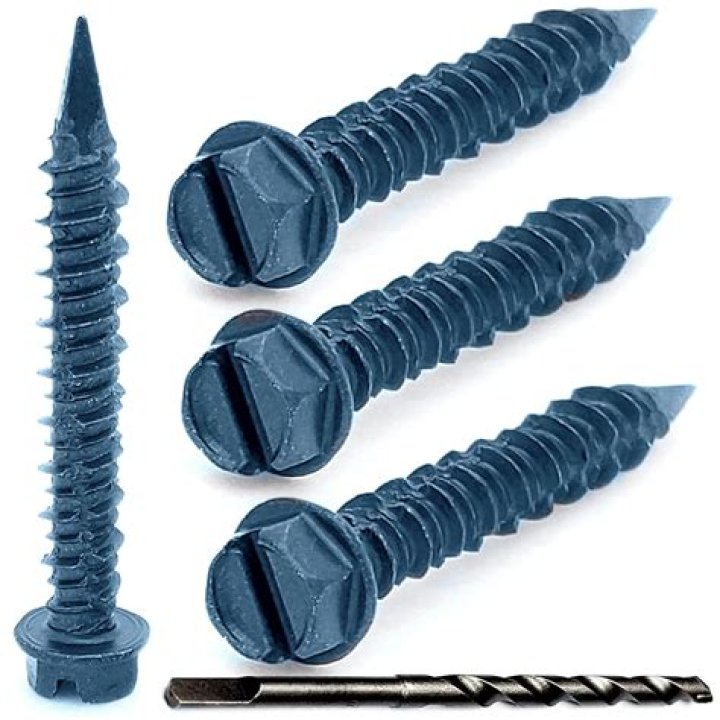 Are masonry screws the same as concrete screws?