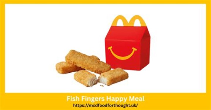 Are Mcdonalds doing fish finger Happy Meals?