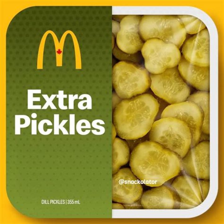 Are McDonald's pickles real?