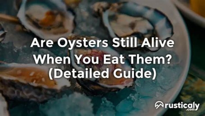 Are oysters alive when you get pearl?