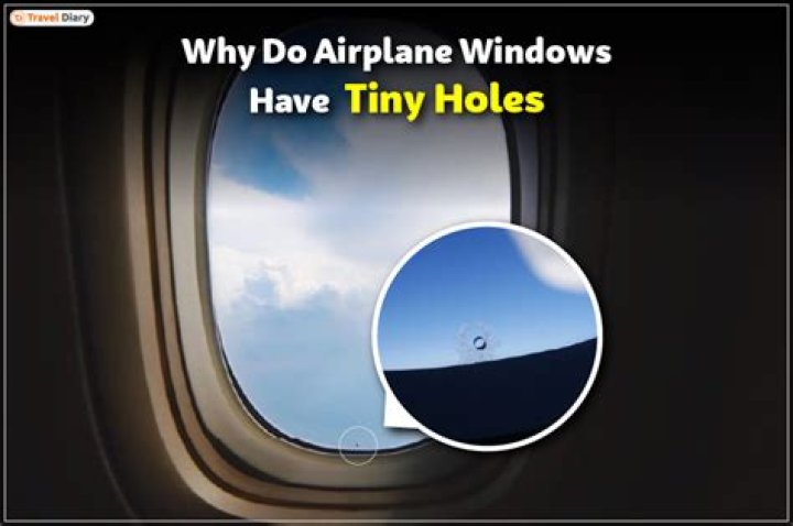 Are there tiny holes in airplane windows?