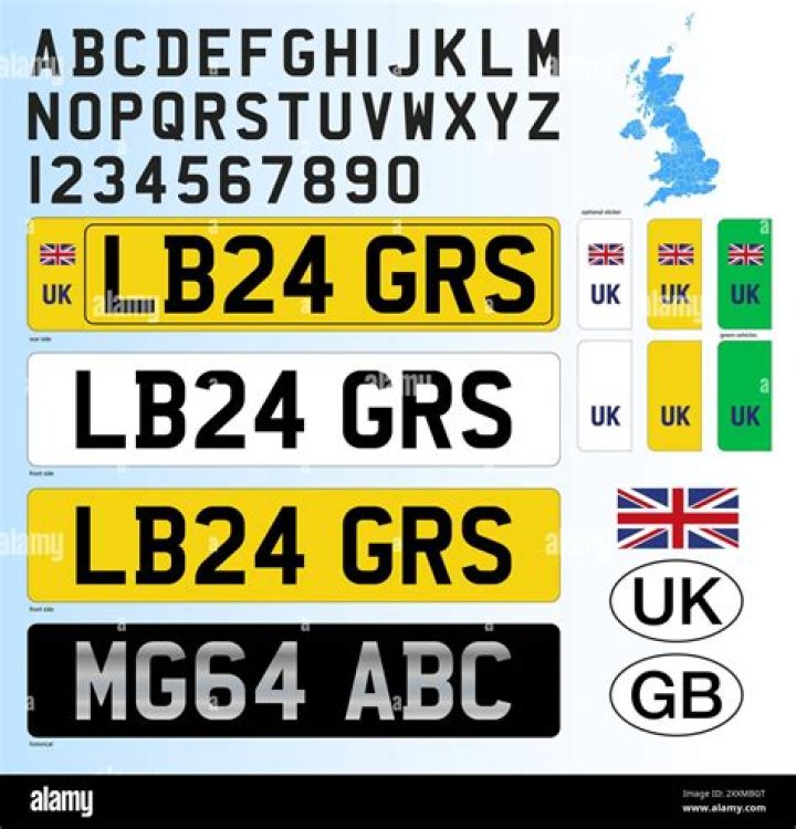 Are UK number plate stickers legal?