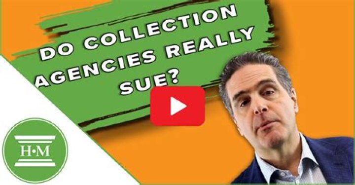 Can a collection agency sue you?