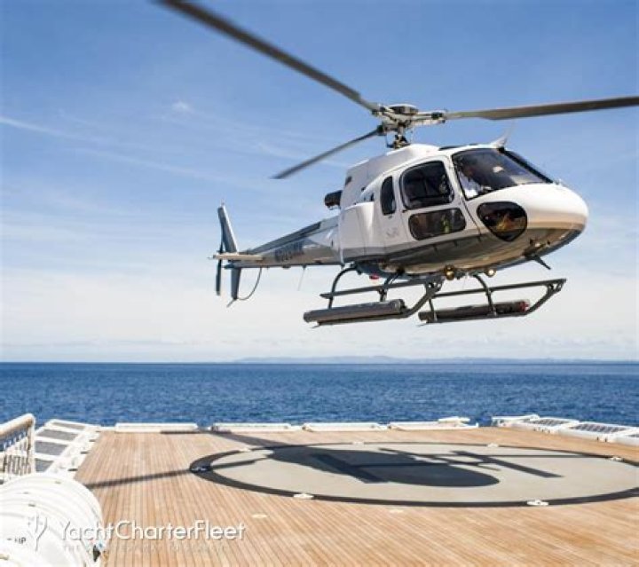 Can a helicopter land on a cruise ship?