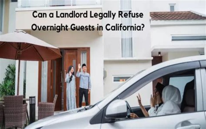 Can a landlord say no overnight guests California?