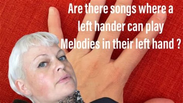 Can a left-handed person play piano?