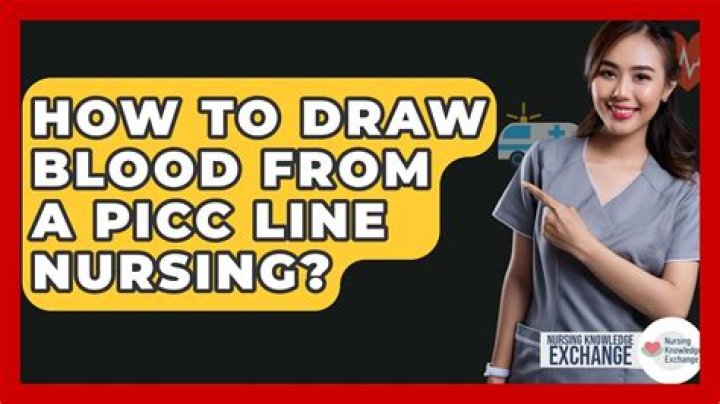 Can a LPN draw blood from a PICC line?
