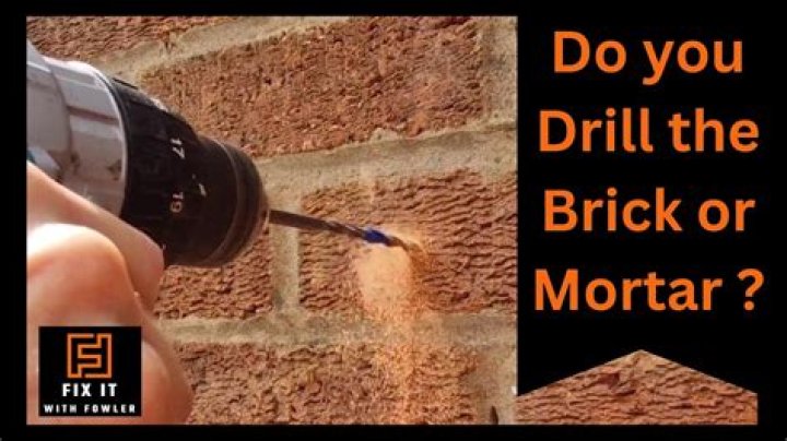 Can a normal drill drill into brick?