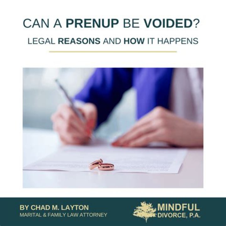 Can a prenup be voided?
