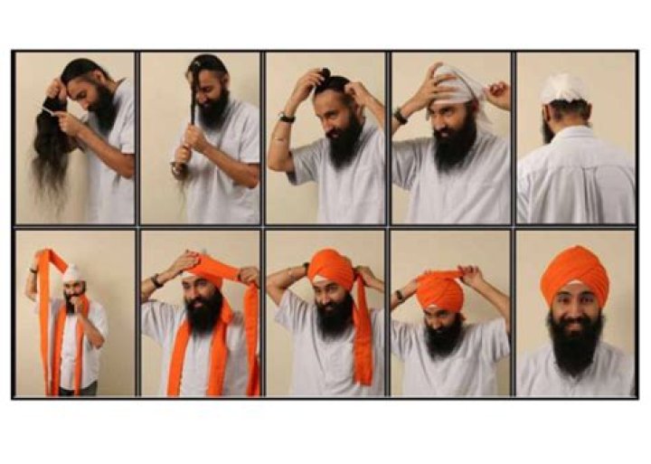 Can a Sikh show his hair?