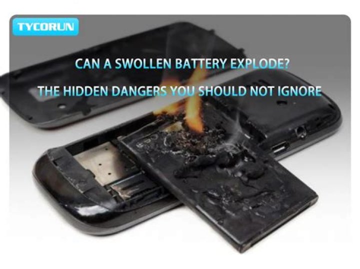 Can a swollen battery explode if not plugged in?