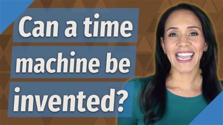 Can a time machine be invented?