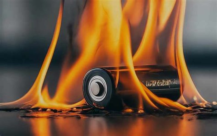 Can batteries catch fire if wet?