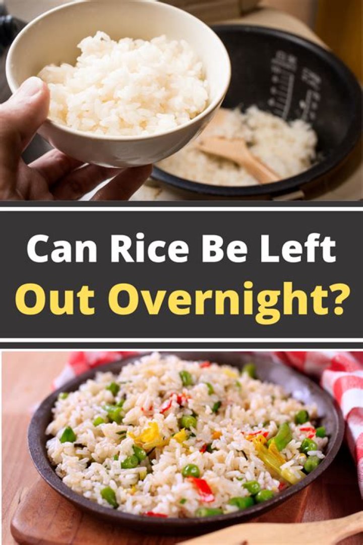 Can cooked rice be left out?