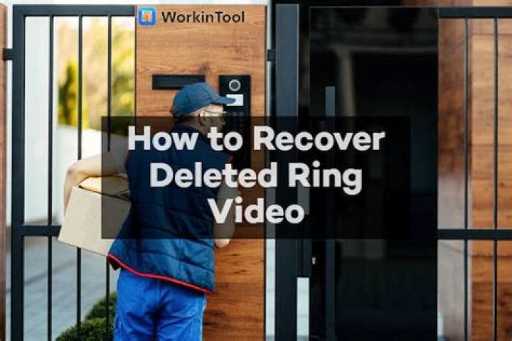 Can deleted ring videos be recovered?