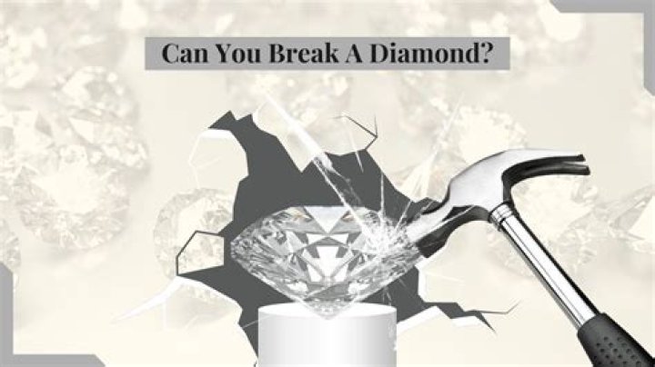 Can diamonds break glass?