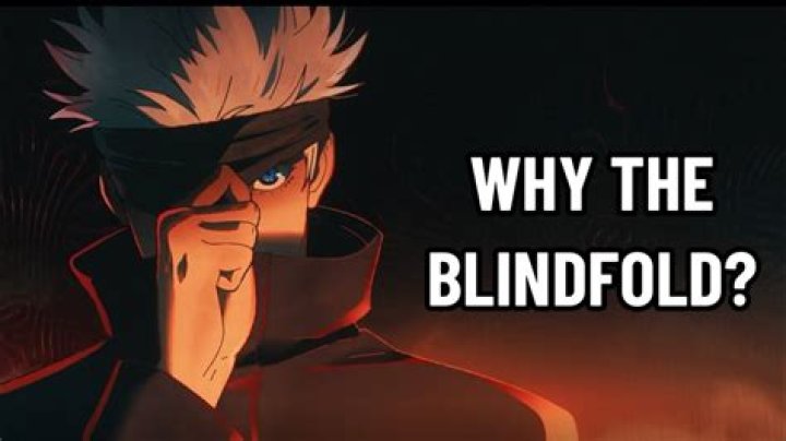 Can Gojo read with his blindfold?