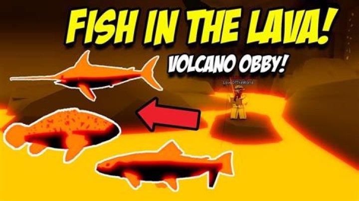 Can golden fishing rod fish in lava?