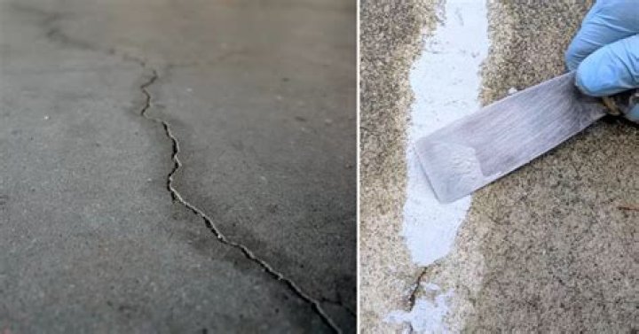 Can hairline cracks in concrete be repaired?