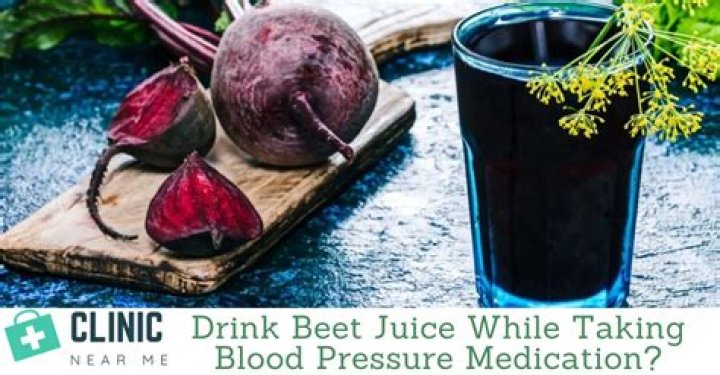 Can I drink beet juice while taking blood pressure medication?