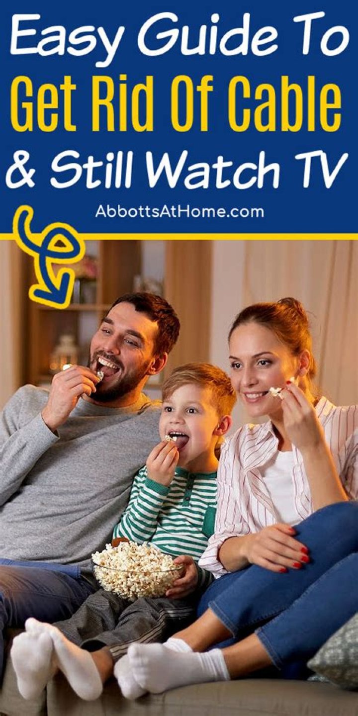 Can I get rid of cable and still watch TV?