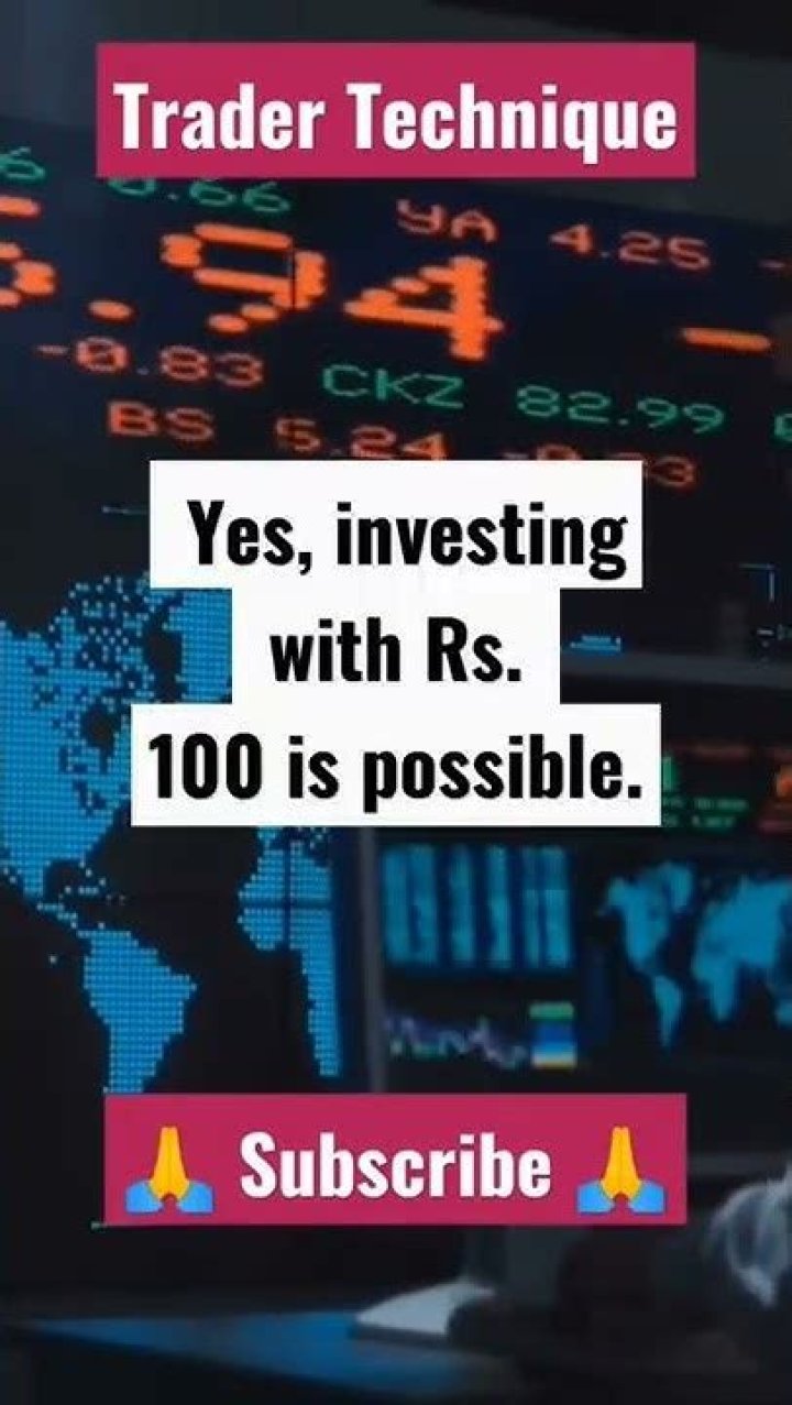 Can I invest 100 RS in share market?