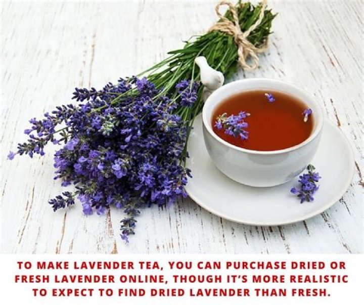 Can I make lavender tea?