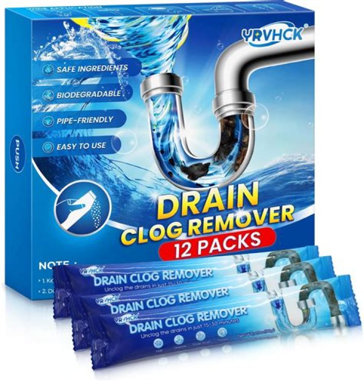 Can I put drain cleaner in my washing machine?