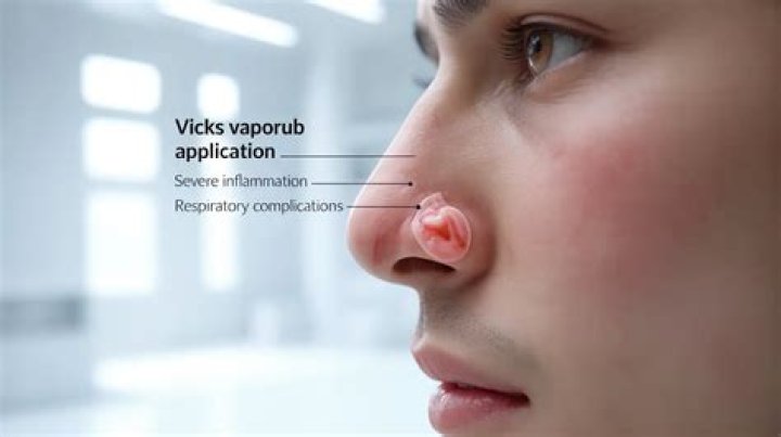 Can I put VapoRub on my forehead?