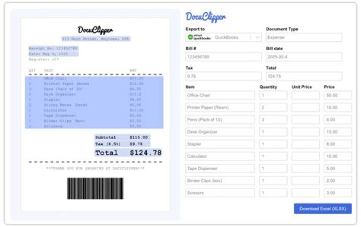 Can I scan receipts into QuickBooks desktop?