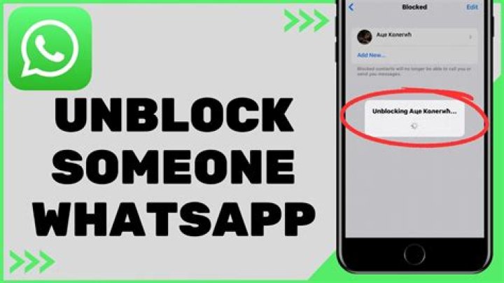 Can I unblock myself from someone's WhatsApp?