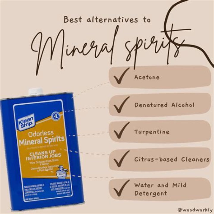 Can I use paper towels with mineral spirits?