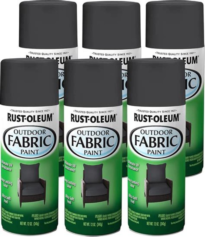 Can I use Rustoleum spray paint on fabric?