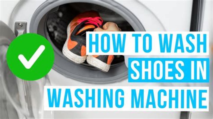 Can I wash shoes with clothes?