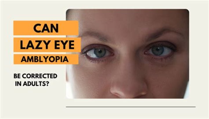Can lazy eye be cured at home?