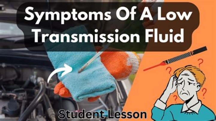 Can low transmission fluid cause no shifting?