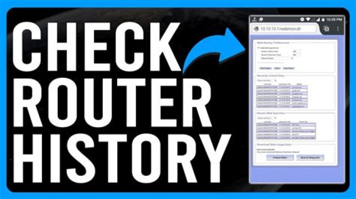 Can router see your history?