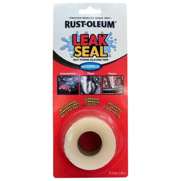 Can Rust Oleum leak seal be applied to wet surface?