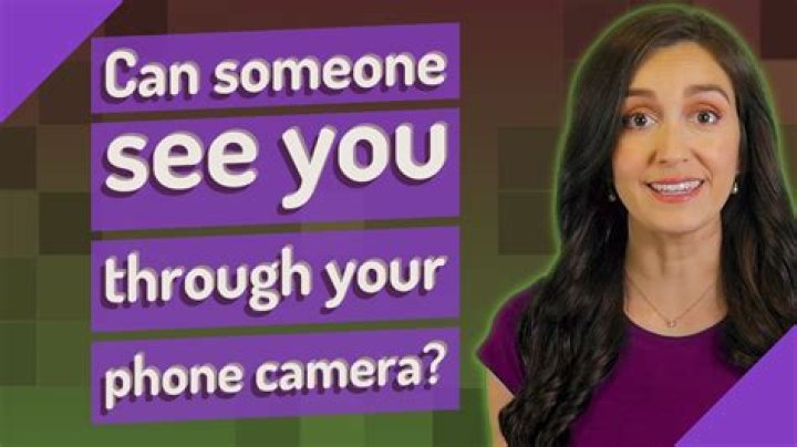 Can someone see you through your computer camera?