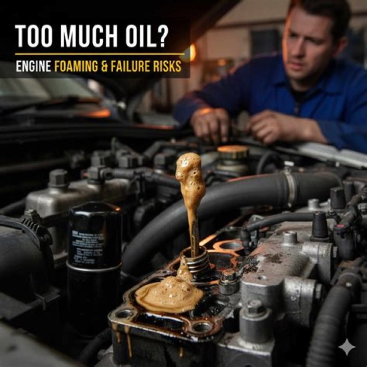 Can too much engine oil cause ticking?