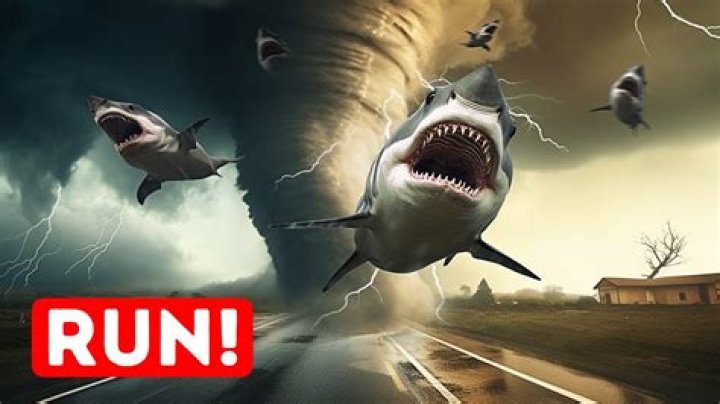 Can tornadoes pick up sharks?