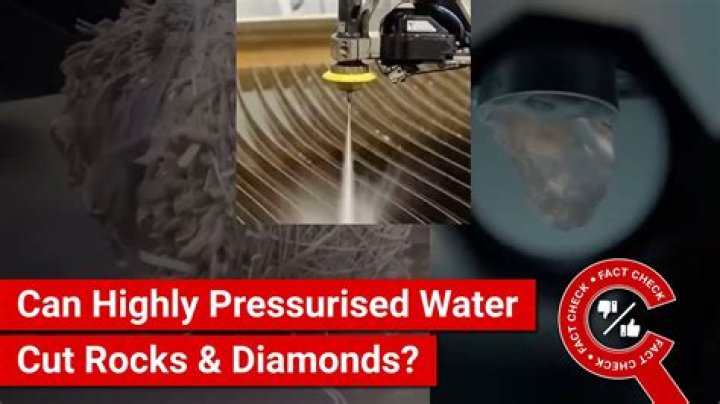 Can water break diamond?