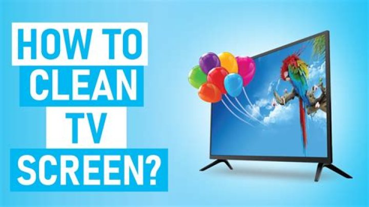 Can we clean LED TV screen with water?